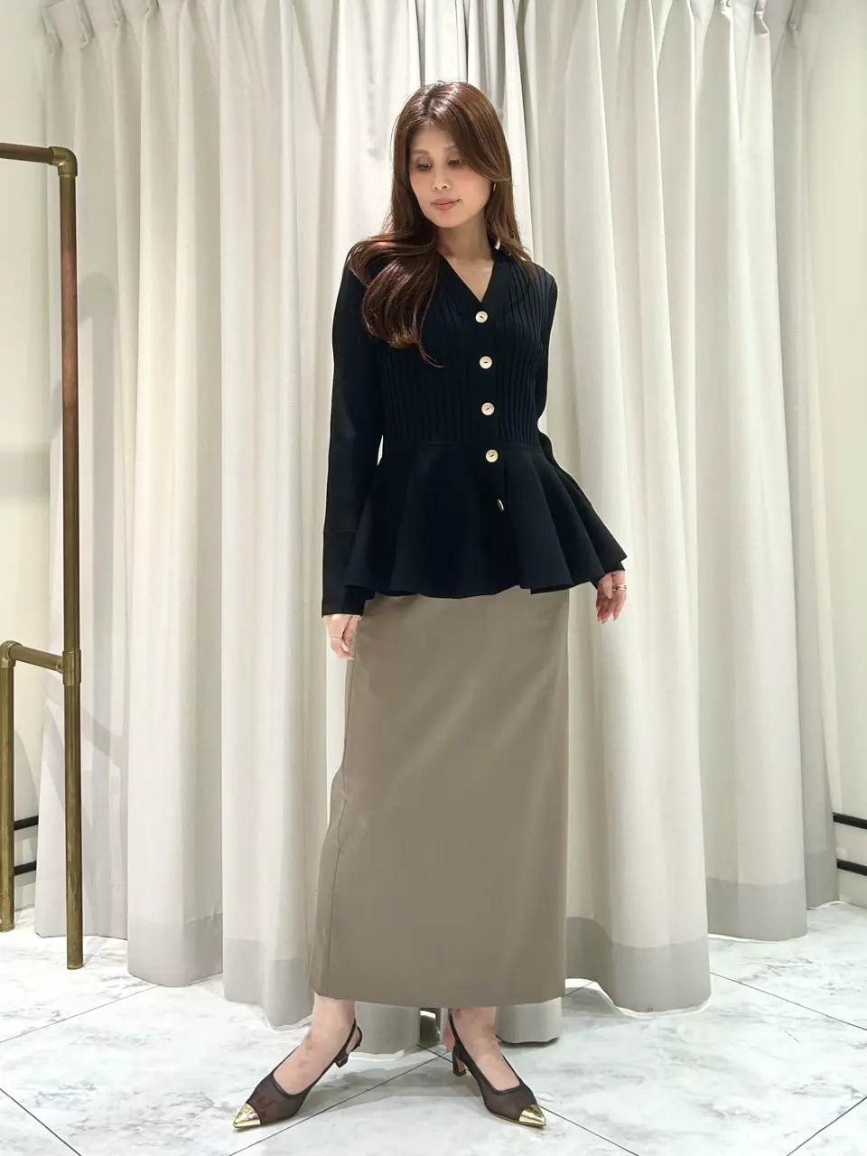 GRACE CONTINENTAL 志田　悠 コーディネート画像