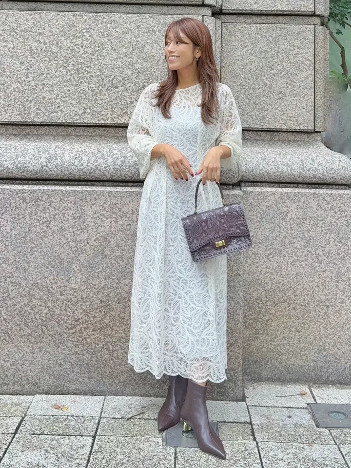 GRACE CONTINENTAL yukimi yonee コーディネート画像
