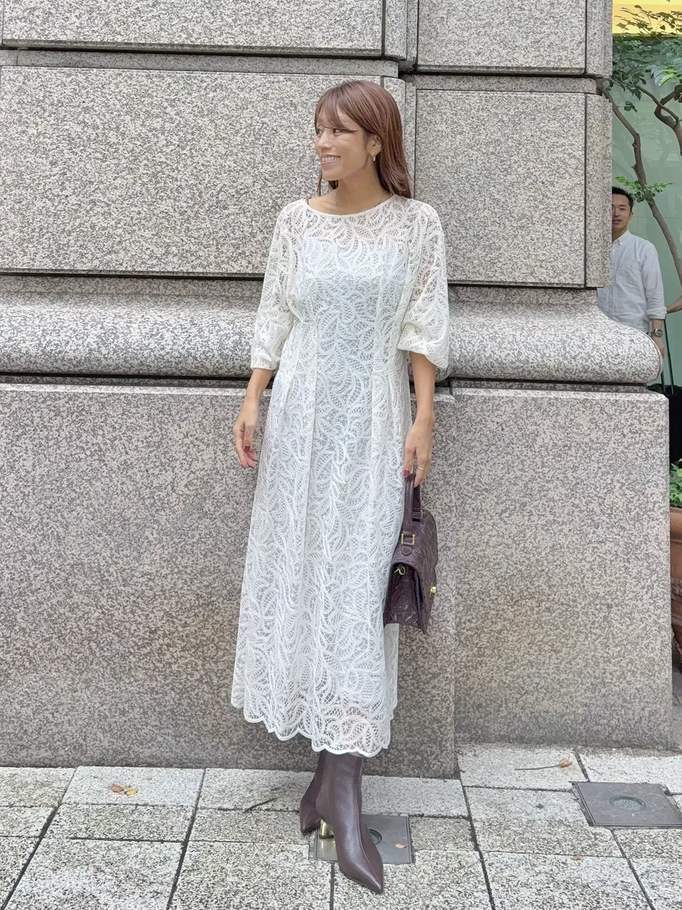 GRACE CONTINENTAL yukimi yonee コーディネート画像