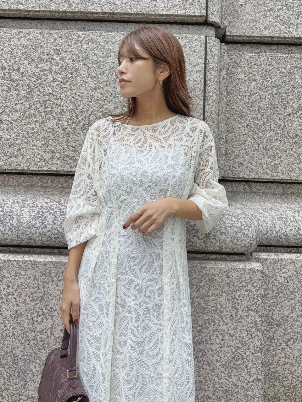 GRACE CONTINENTAL yukimi yonee コーディネート画像