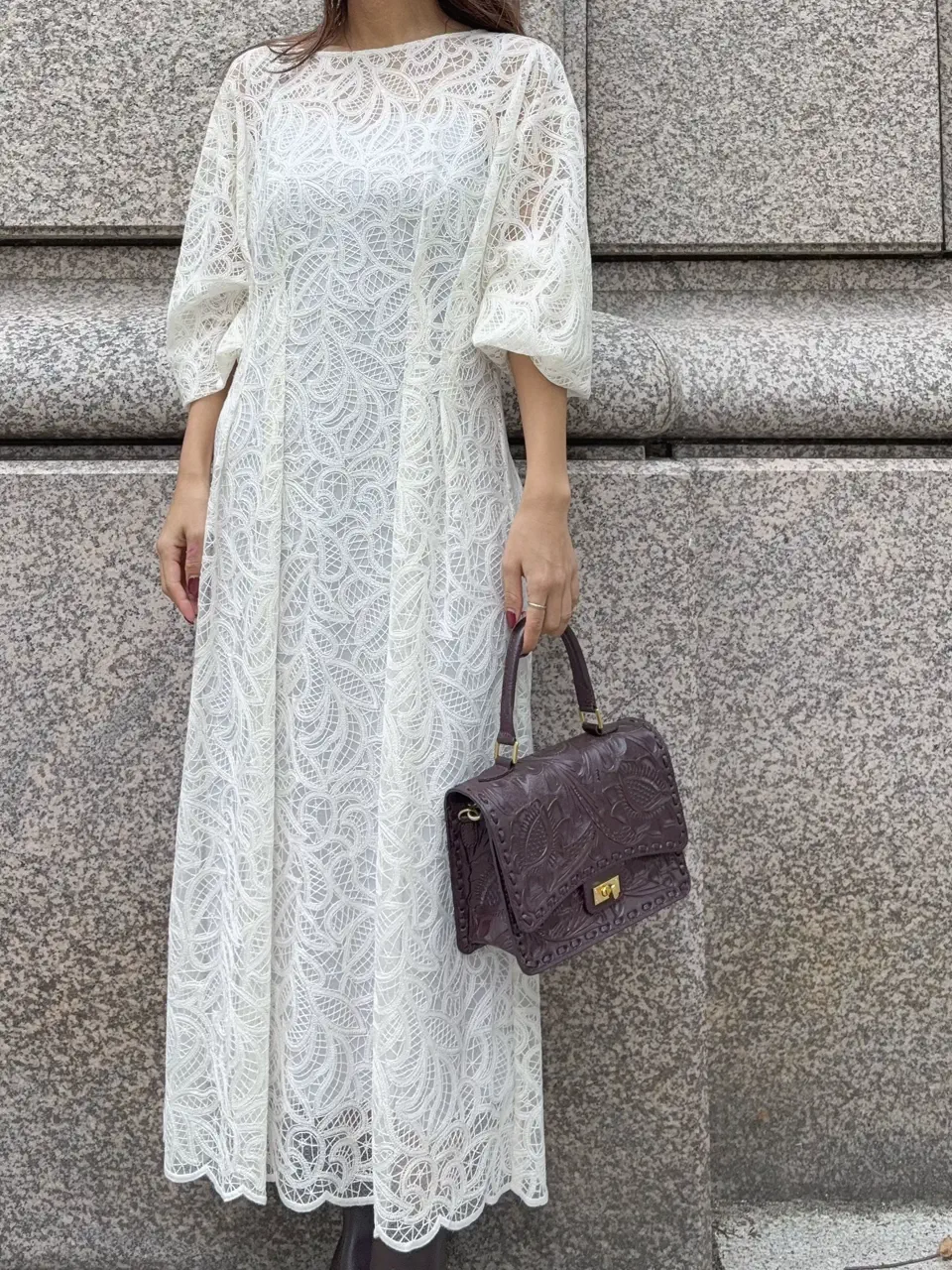 GRACE CONTINENTAL yukimi yonee コーディネート画像