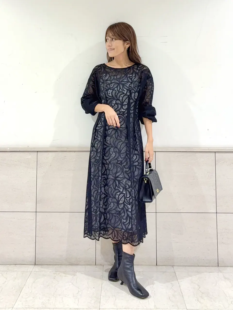 GRACE CONTINENTAL yukimi yonee コーディネート画像