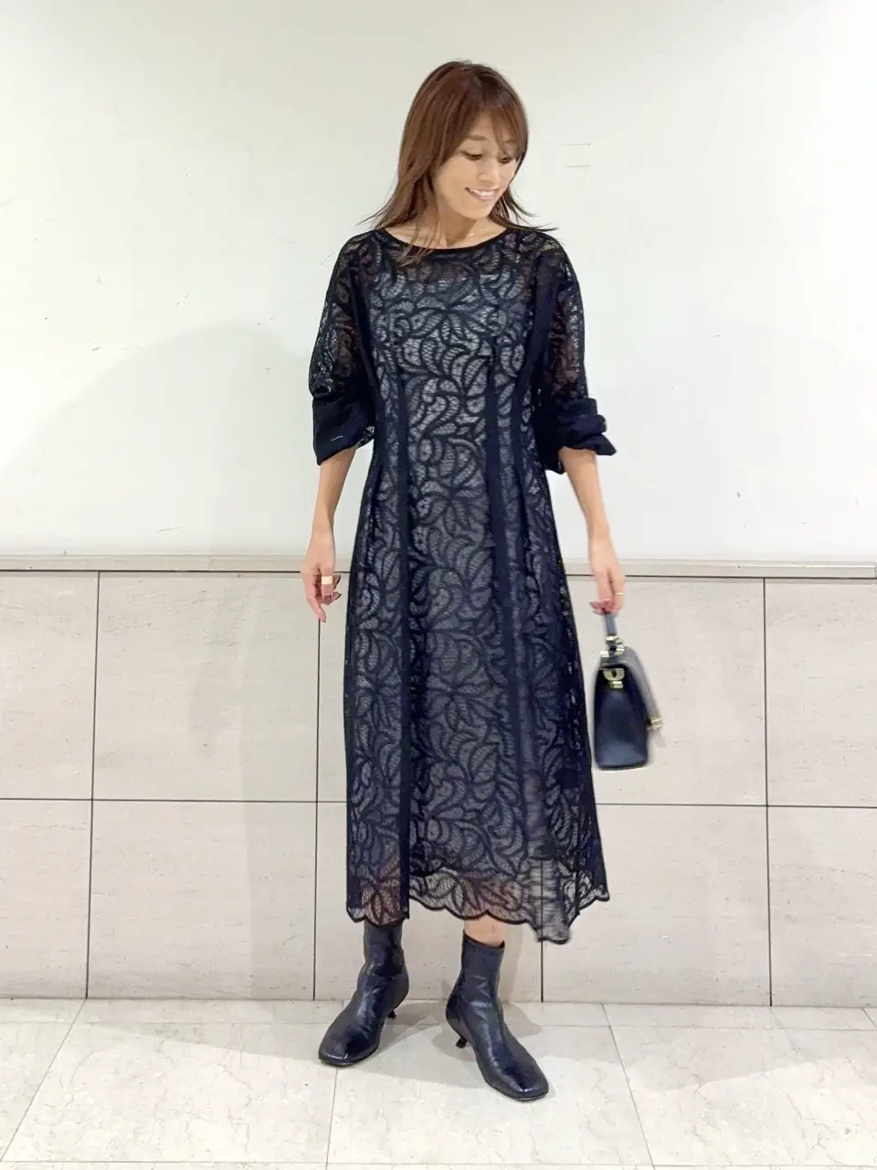 GRACE CONTINENTAL yukimi yonee コーディネート画像