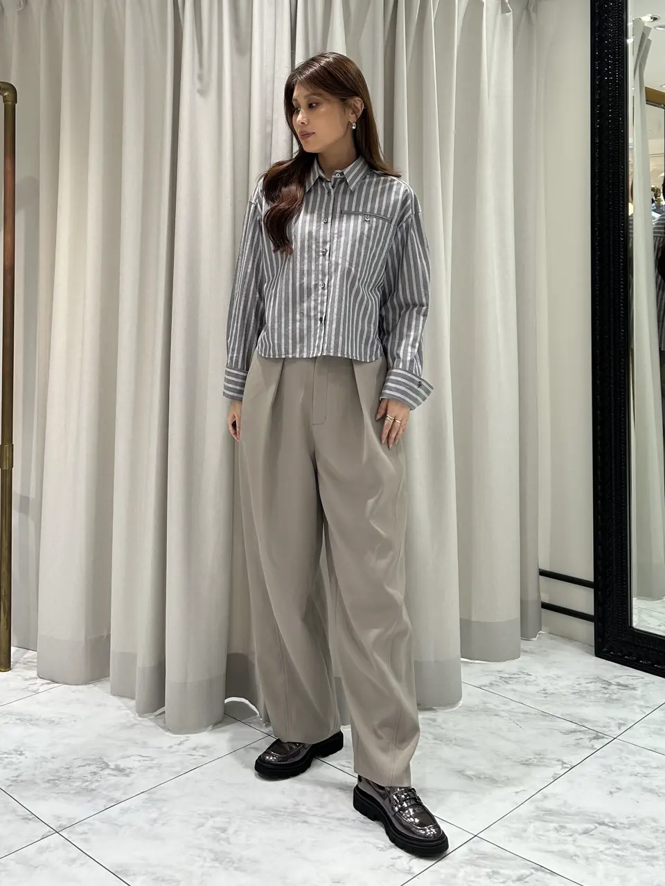 GRACE CONTINENTAL 志田　悠 コーディネート画像