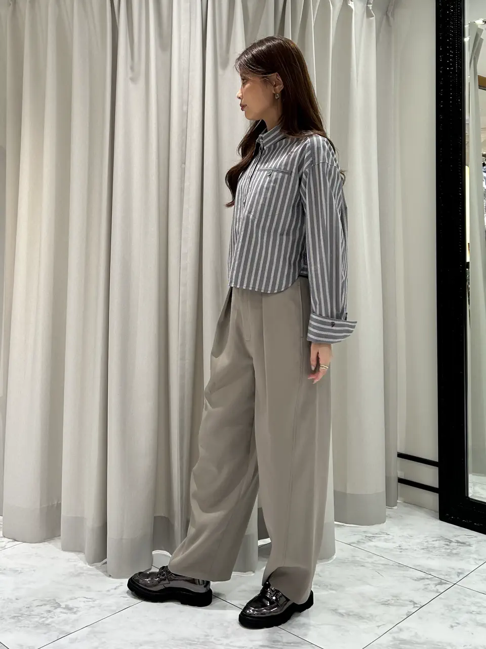 GRACE CONTINENTAL 志田　悠 コーディネート画像