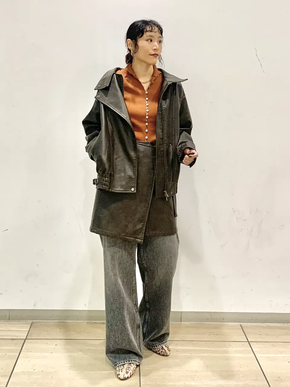  haruka iwasaki コーディネート画像