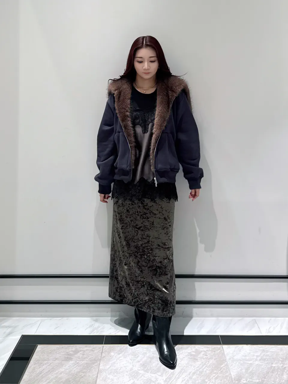 GRACE CONTINENTAL MOMOKO コーディネート画像