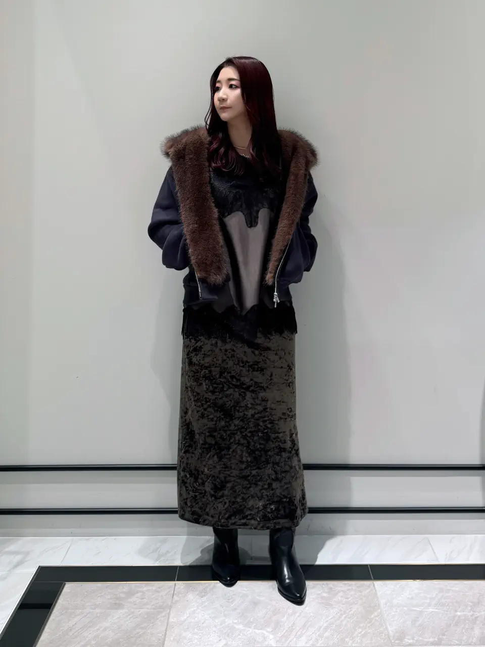 GRACE CONTINENTAL MOMOKO コーディネート画像