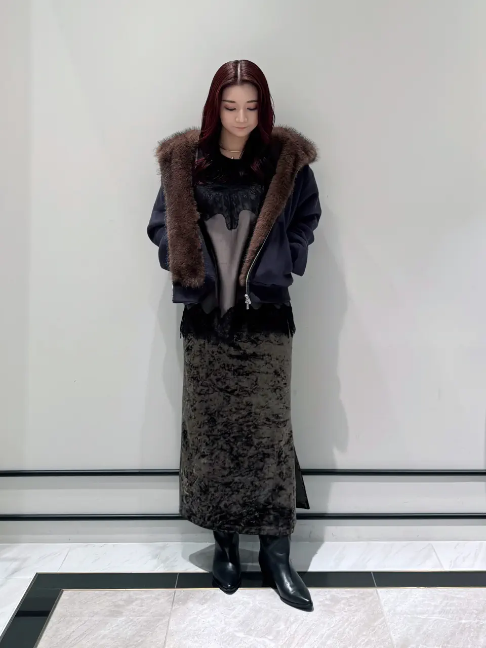 GRACE CONTINENTAL MOMOKO コーディネート画像