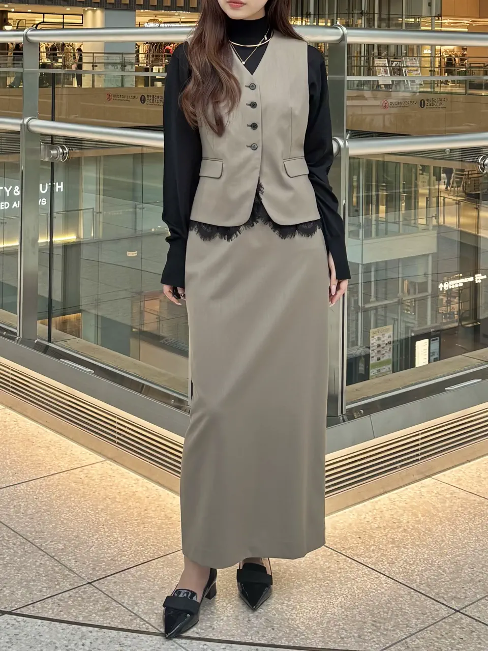 GRACE CONTINENTAL Kiku コーディネート画像