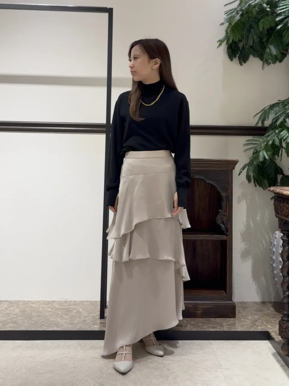 GRACE CONTINENTAL Hata Haruna コーディネート画像
