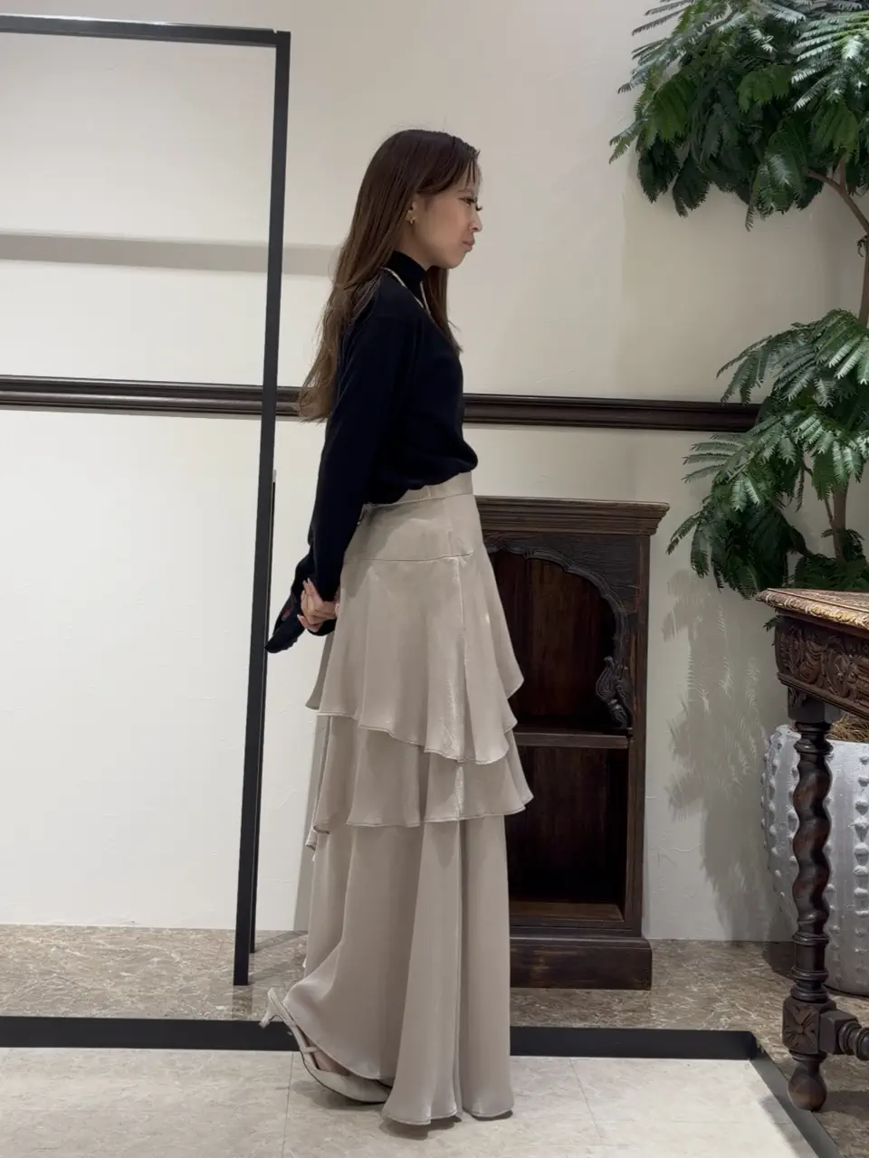 GRACE CONTINENTAL Hata Haruna コーディネート画像