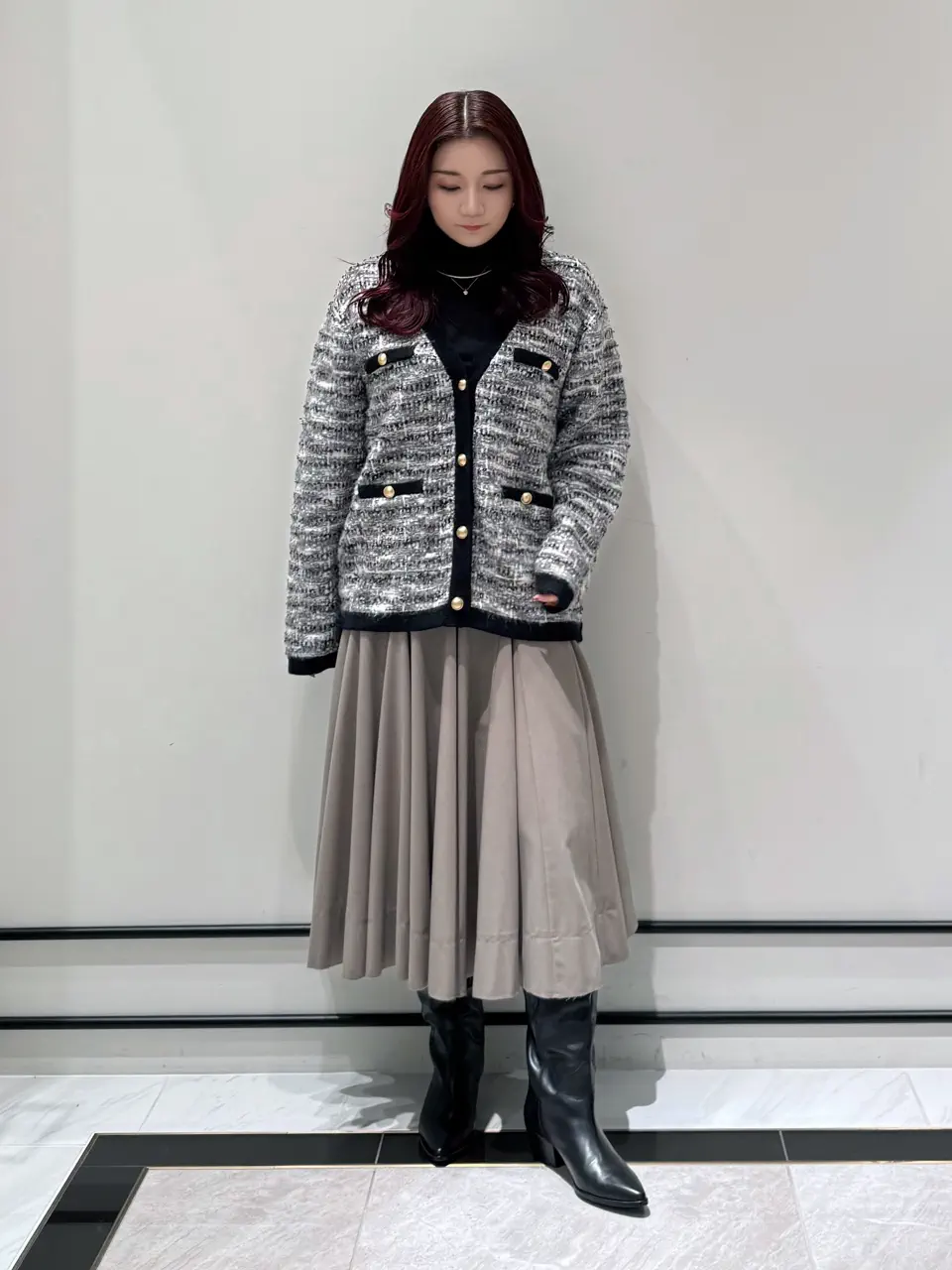 GRACE CONTINENTAL MOMOKO コーディネート画像