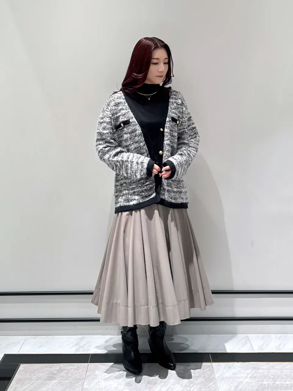 GRACE CONTINENTAL MOMOKO コーディネート画像
