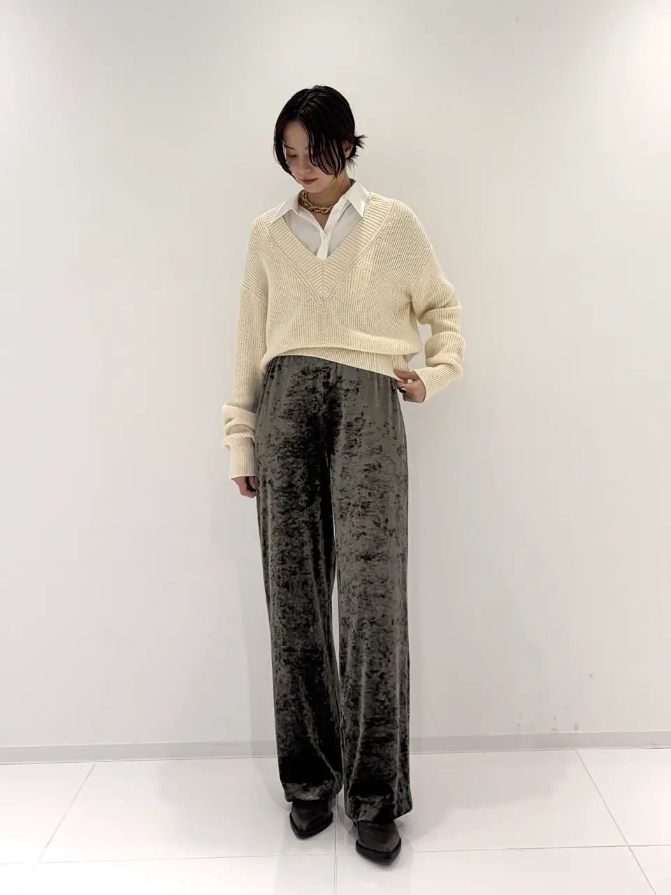 GRACE CONTINENTAL Hikaru Okada コーディネート画像