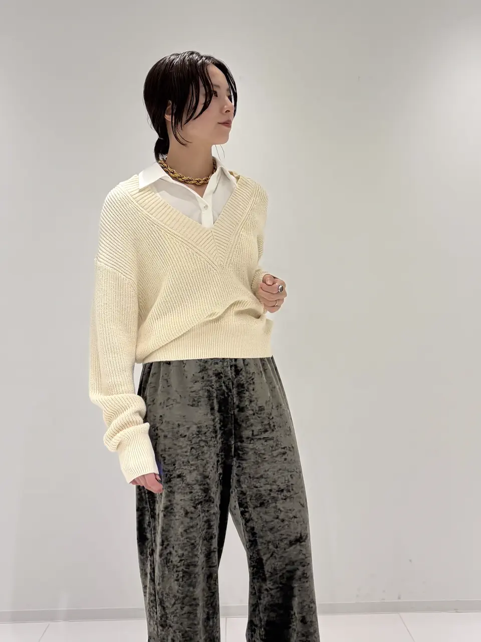 GRACE CONTINENTAL Hikaru Okada コーディネート画像