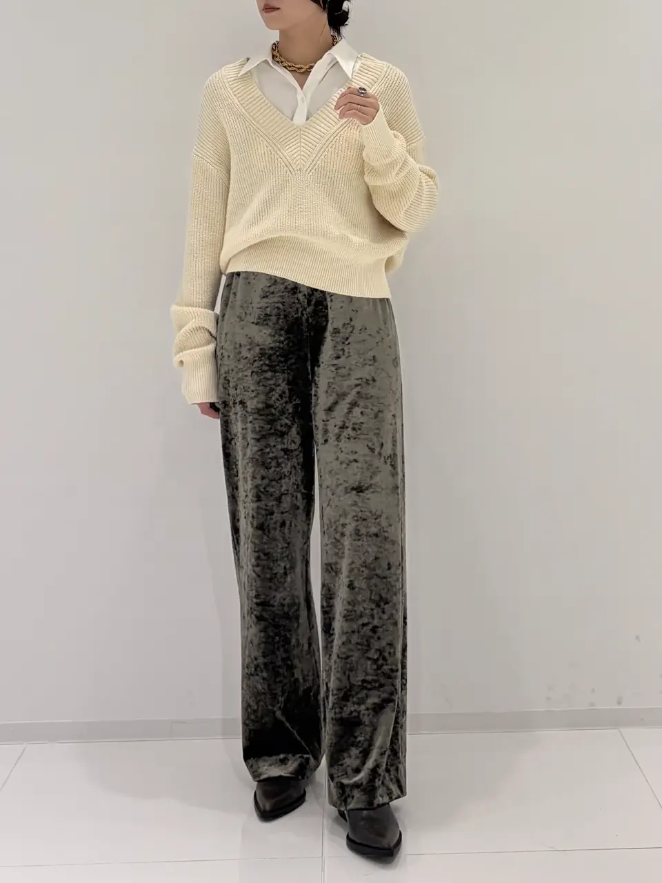 GRACE CONTINENTAL Hikaru Okada コーディネート画像