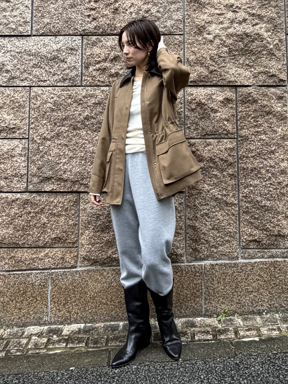 GRACE CONTINENTAL Hikaru Okada コーディネート画像