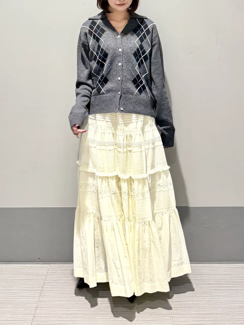 GRACE CONTINENTAL MORITA AI コーディネート画像