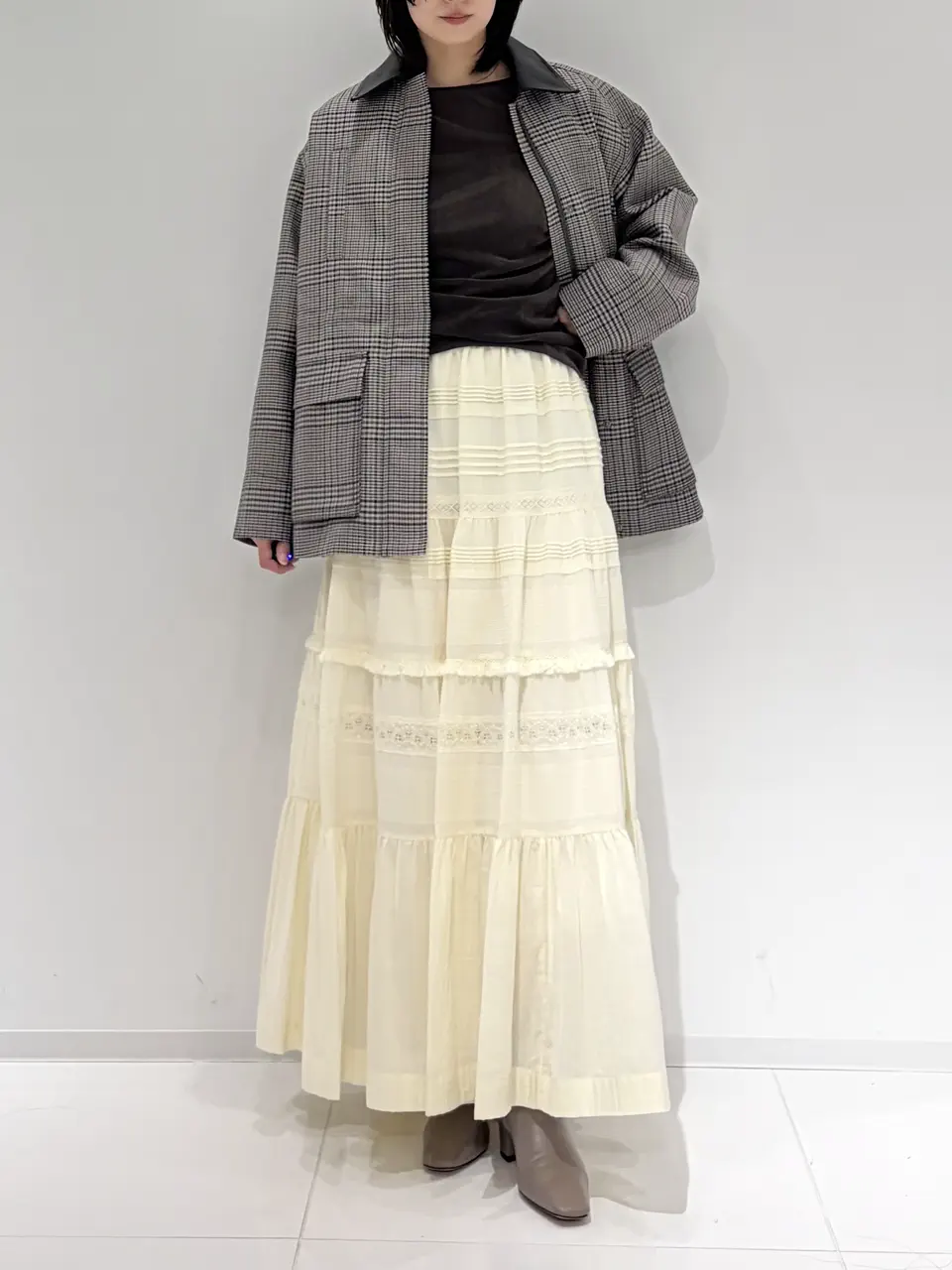 GRACE CONTINENTAL Hikaru Okada コーディネート画像