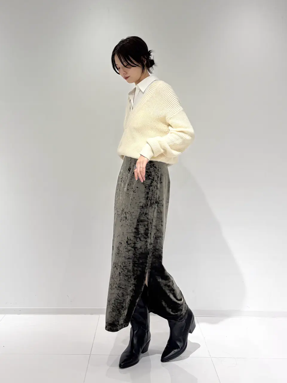 GRACE CONTINENTAL Hikaru Okada コーディネート画像