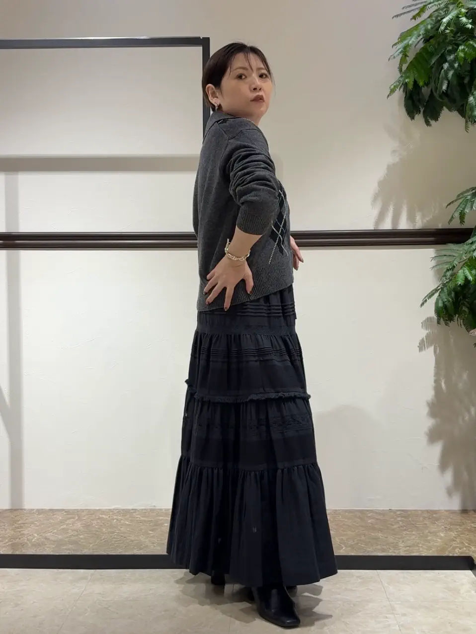 GRACE CONTINENTAL n.YURI コーディネート画像
