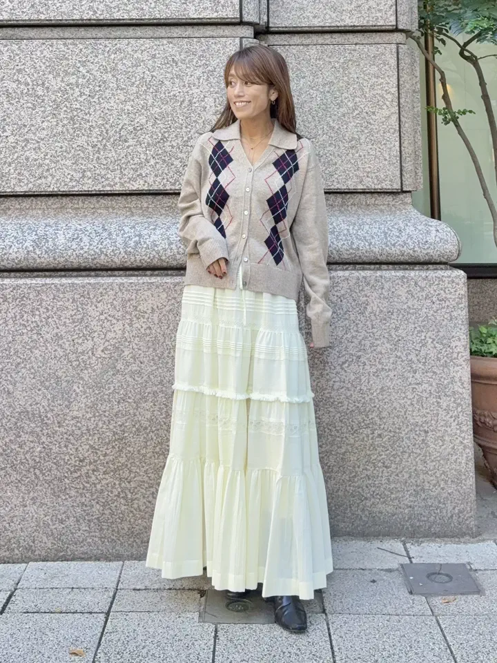GRACE CONTINENTAL yukimi yonee コーディネート画像