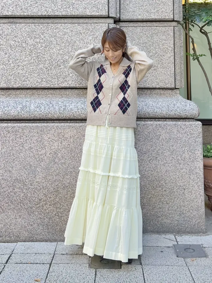 GRACE CONTINENTAL yukimi yonee コーディネート画像