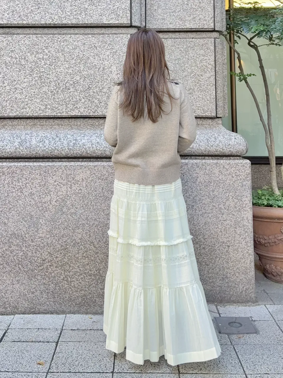 GRACE CONTINENTAL yukimi yonee コーディネート画像