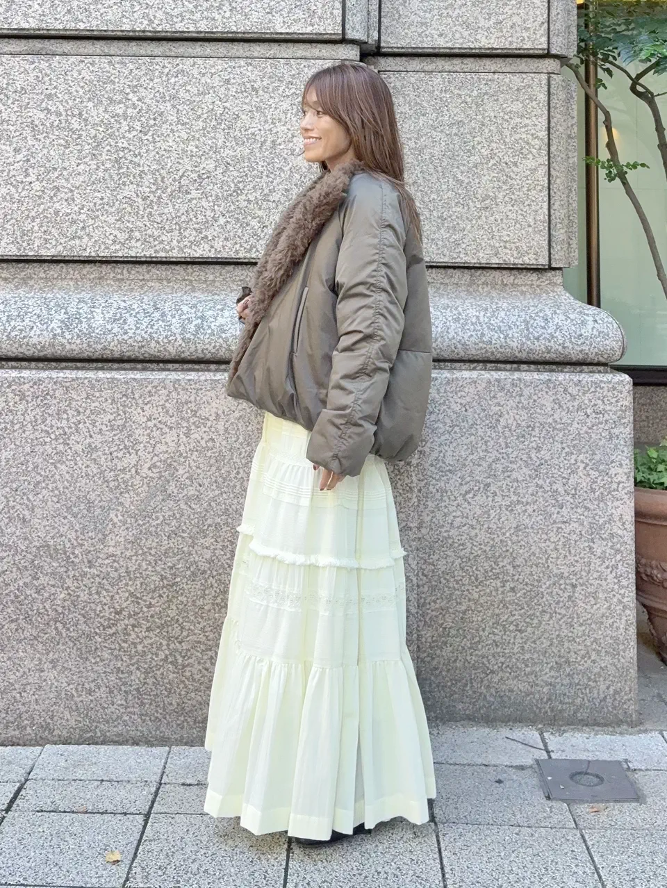 GRACE CONTINENTAL yukimi yonee コーディネート画像