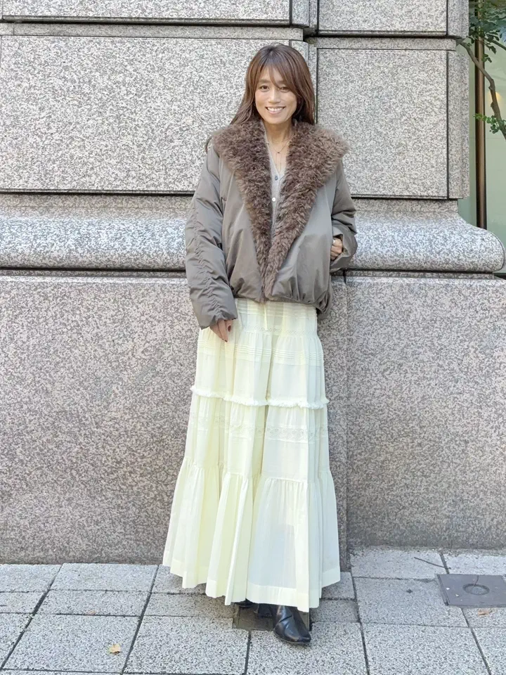 GRACE CONTINENTAL yukimi yonee コーディネート画像