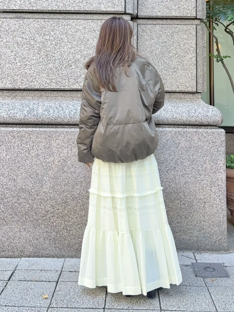 GRACE CONTINENTAL yukimi yonee コーディネート画像