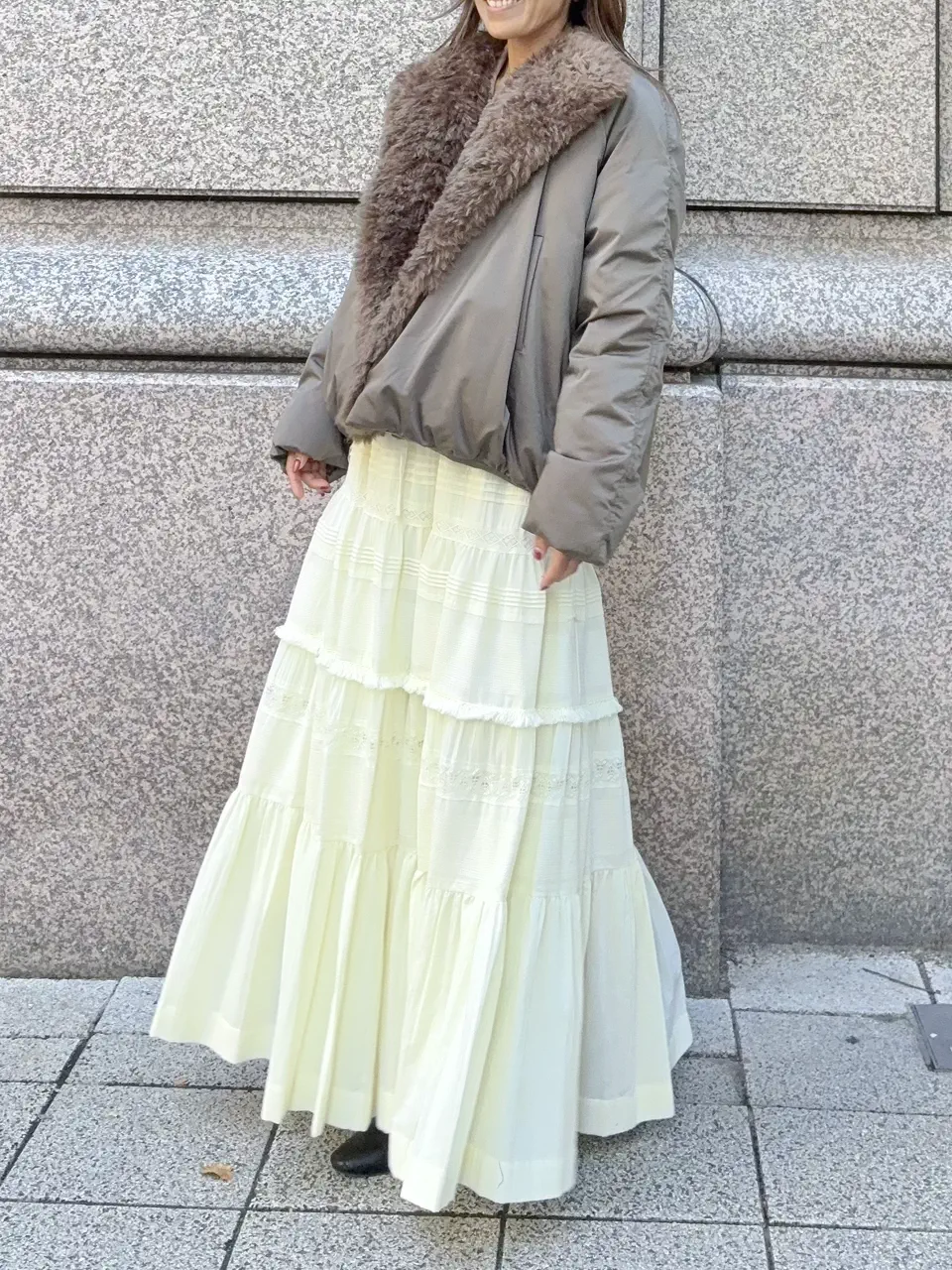 GRACE CONTINENTAL yukimi yonee コーディネート画像