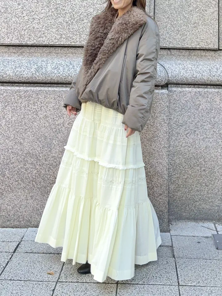 GRACE CONTINENTAL yukimi yonee コーディネート画像