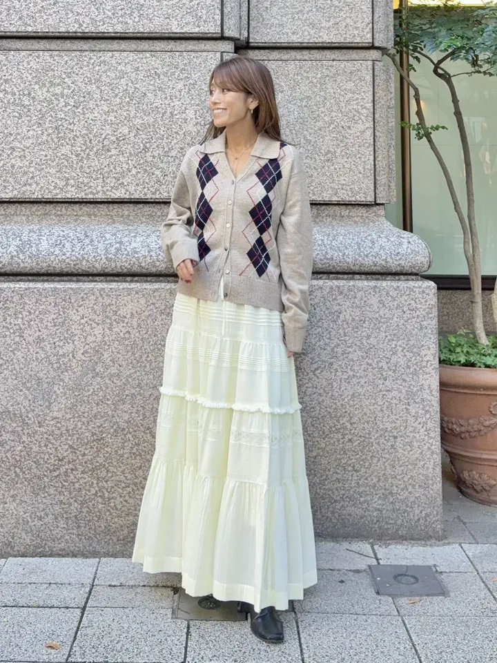GRACE CONTINENTAL yukimi yonee コーディネート画像