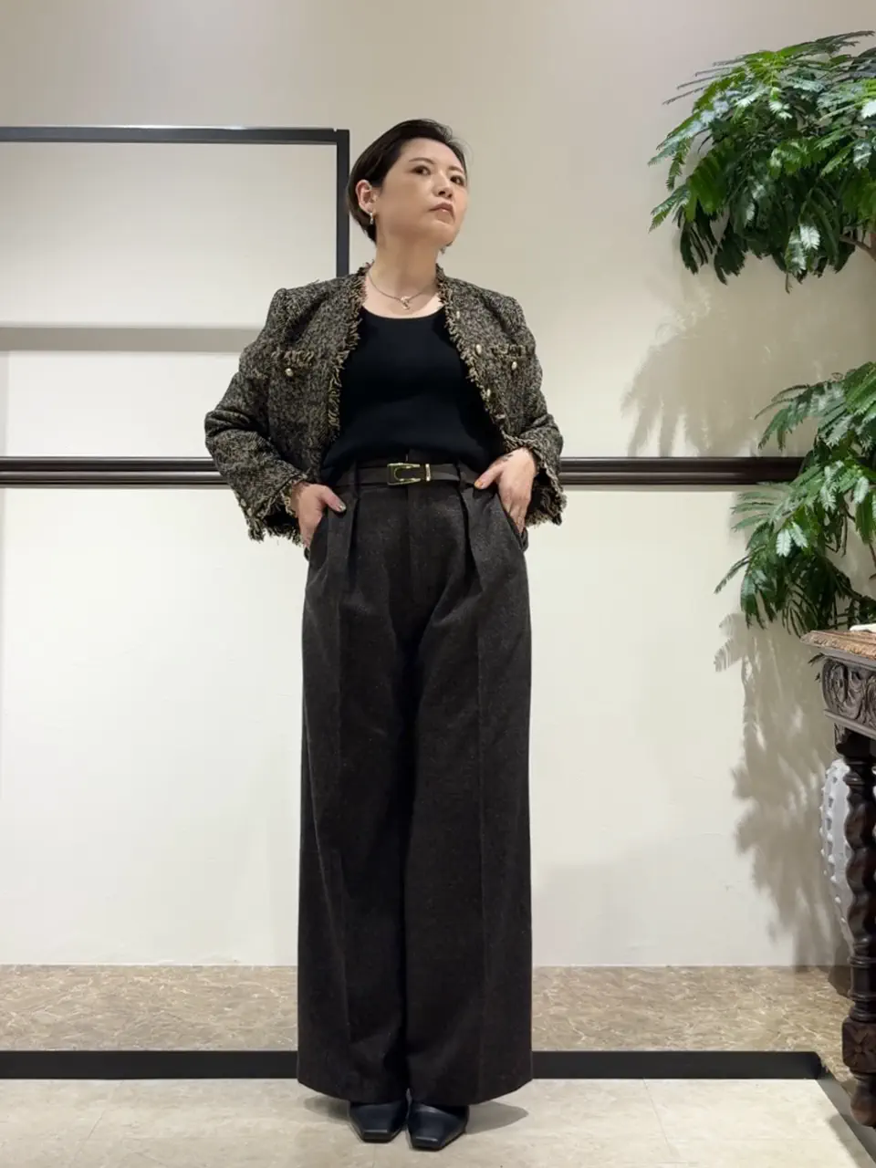 GRACE CONTINENTAL n.YURI コーディネート画像