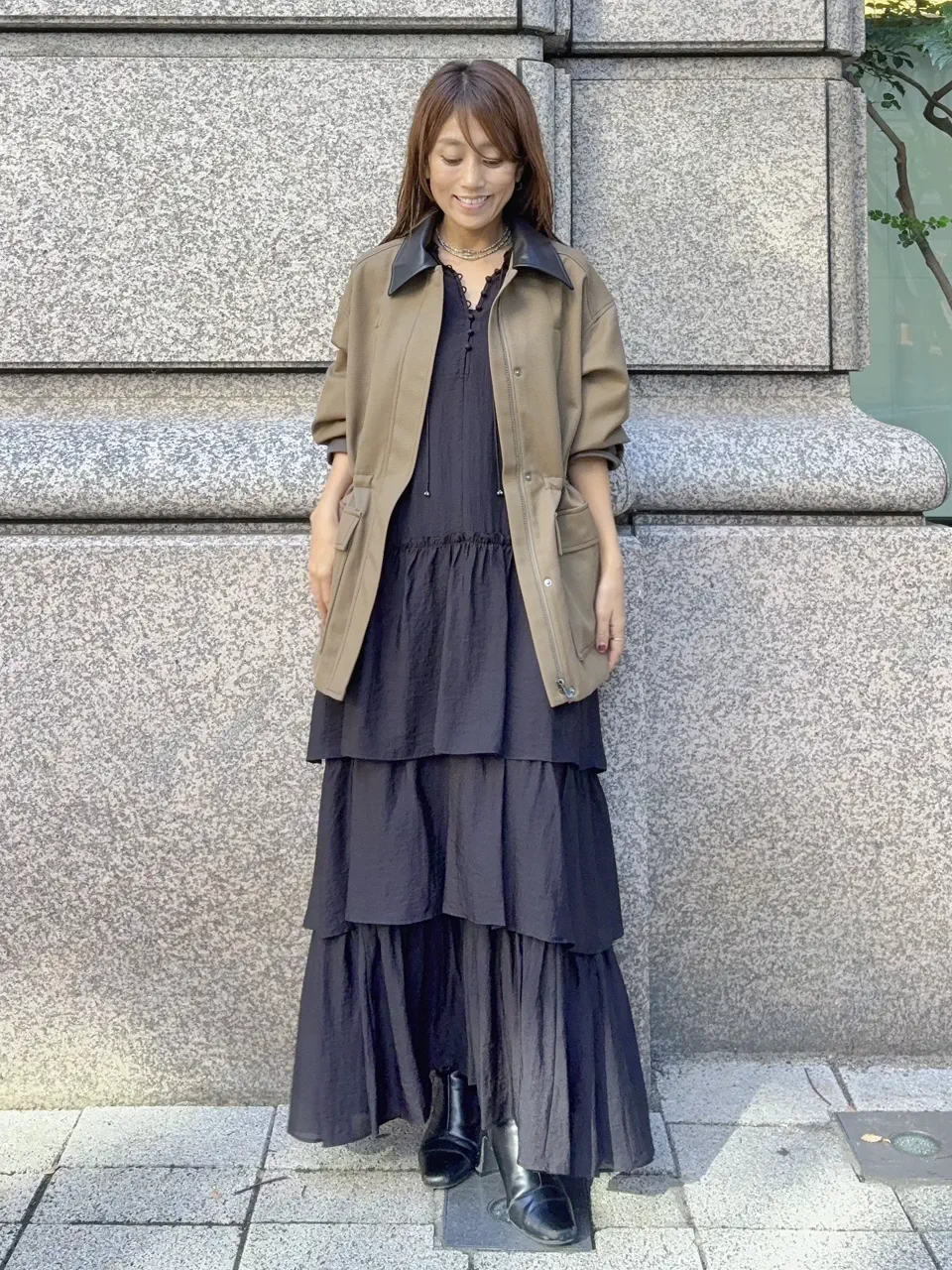 GRACE CONTINENTAL yukimi yonee コーディネート画像