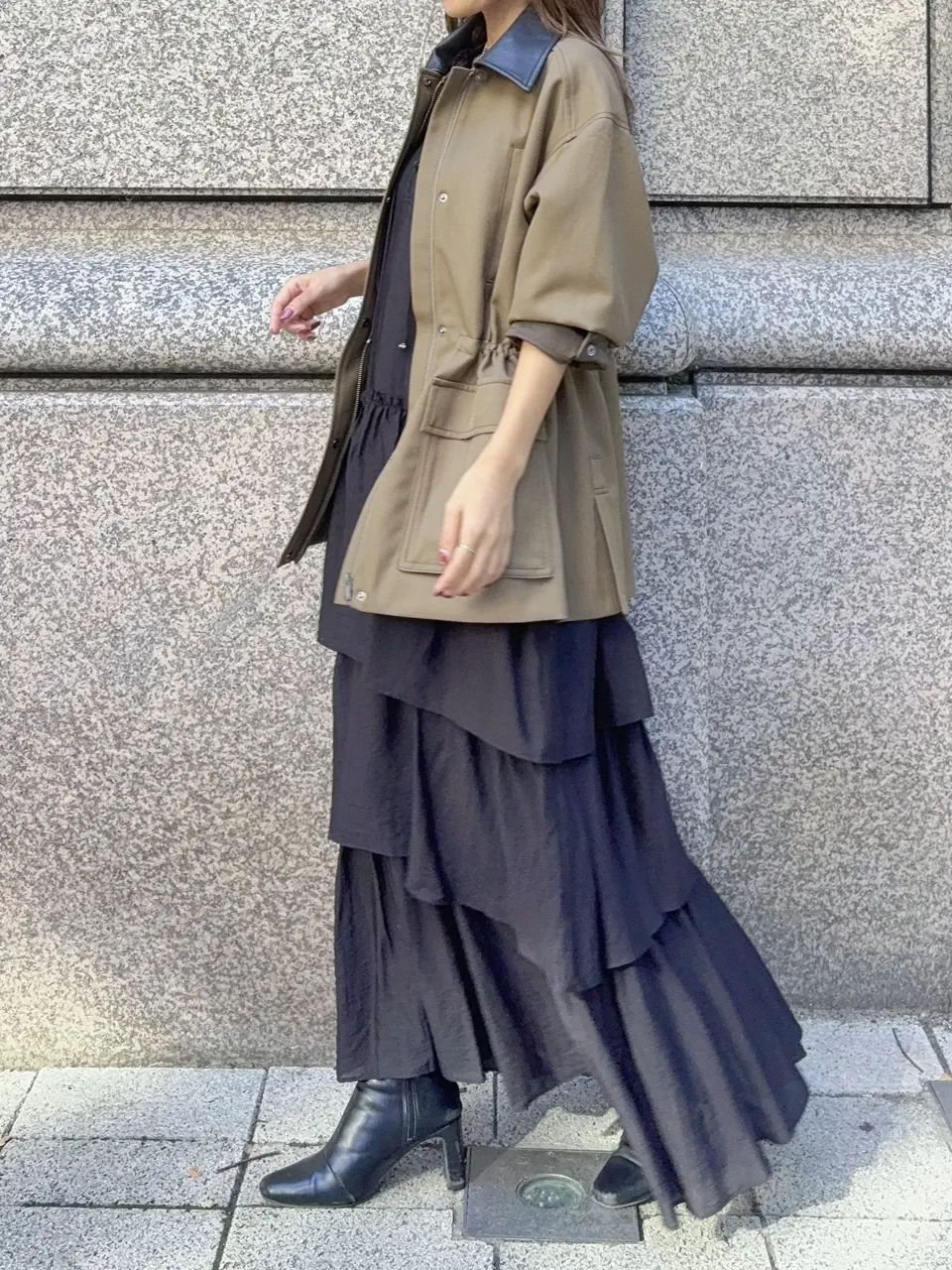 GRACE CONTINENTAL yukimi yonee コーディネート画像