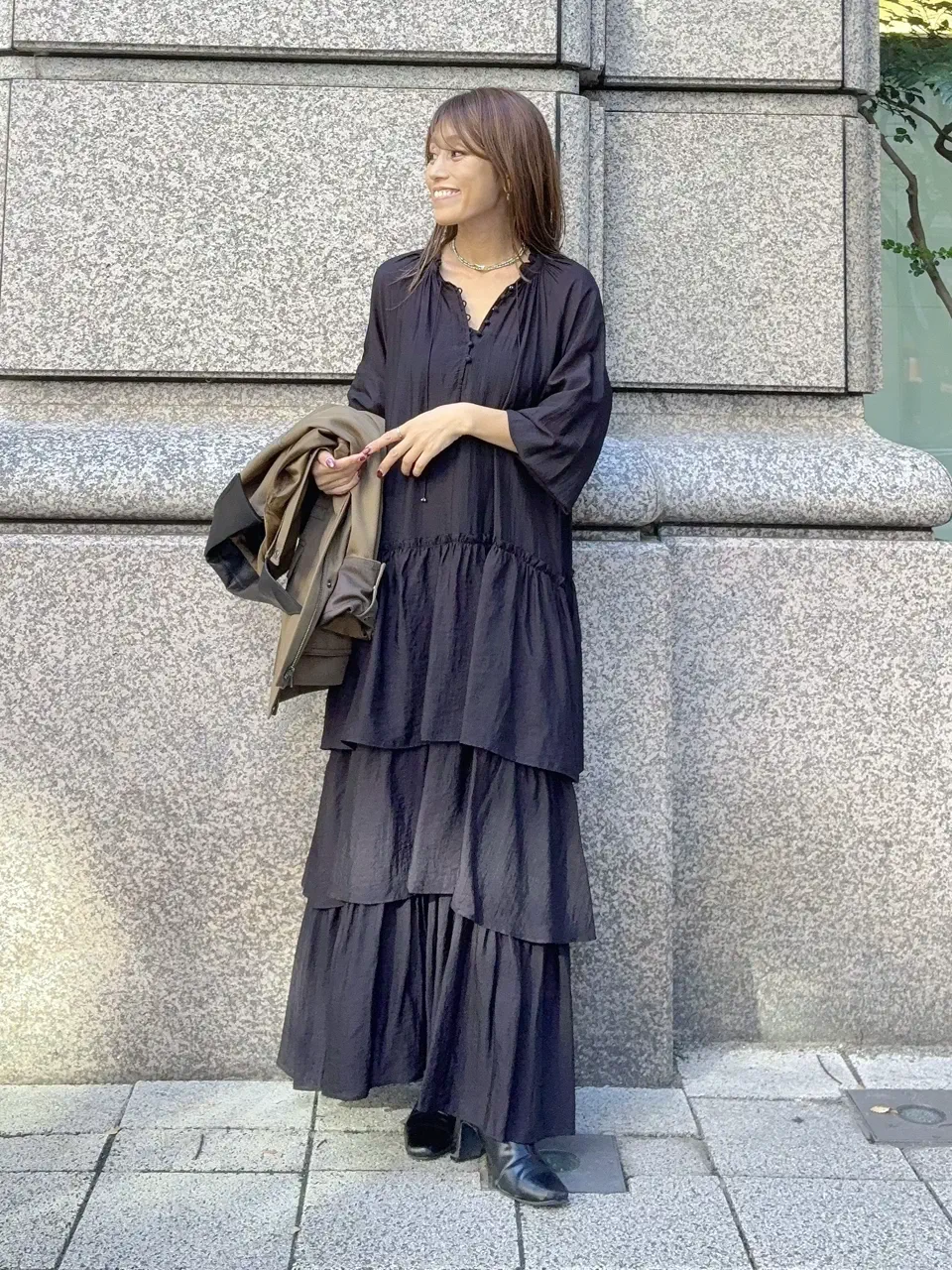 GRACE CONTINENTAL yukimi yonee コーディネート画像