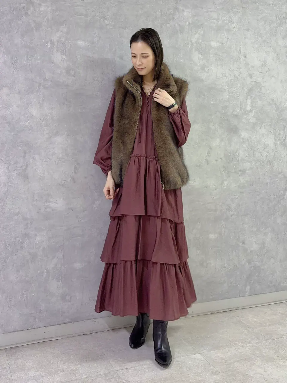  亀田 未希 コーディネート画像