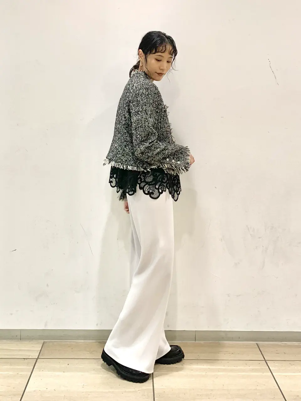 GRACE CONTINENTAL haruka iwasaki コーディネート画像