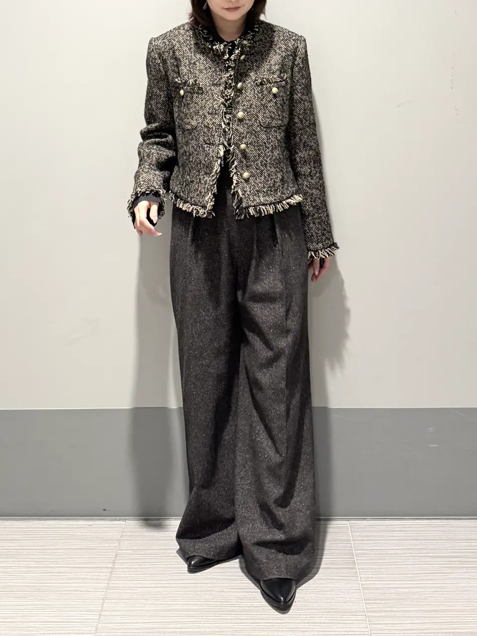 GRACE CONTINENTAL MORITA AI コーディネート画像