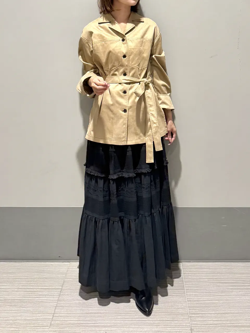GRACE CONTINENTAL MORITA AI コーディネート画像