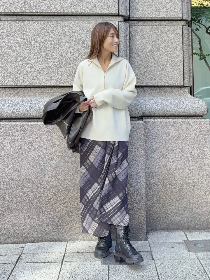 GRACE CONTINENTAL yukimi yonee コーディネート画像