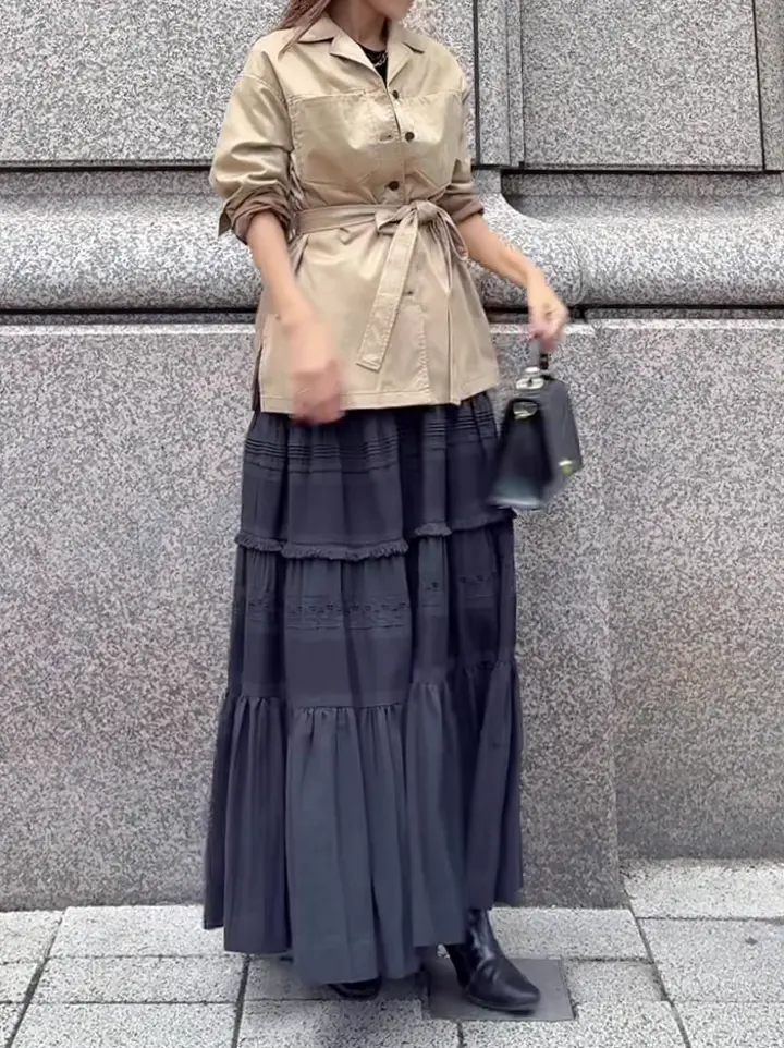 GRACE CONTINENTAL yukimi yonee コーディネート画像