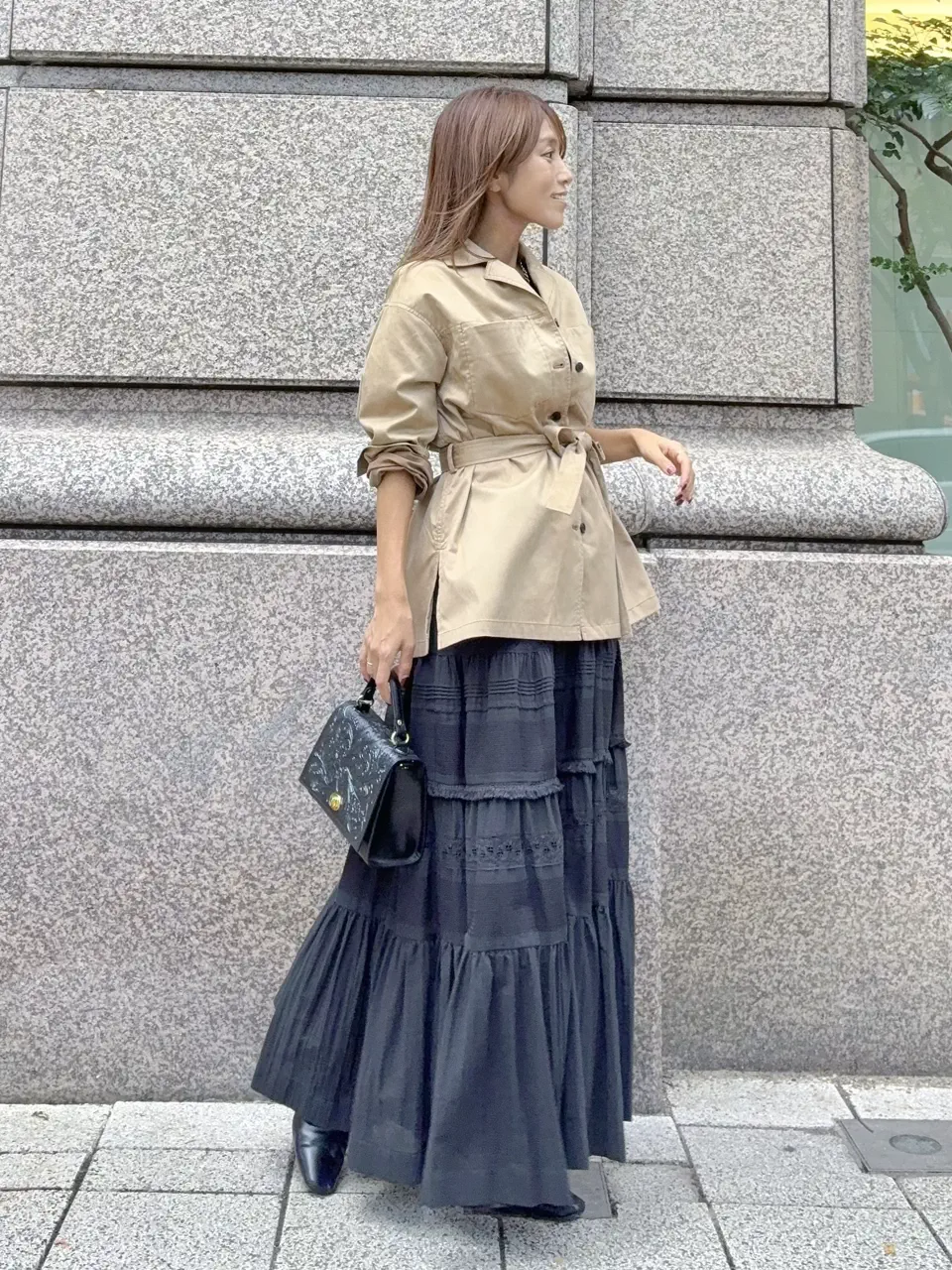 GRACE CONTINENTAL yukimi yonee コーディネート画像