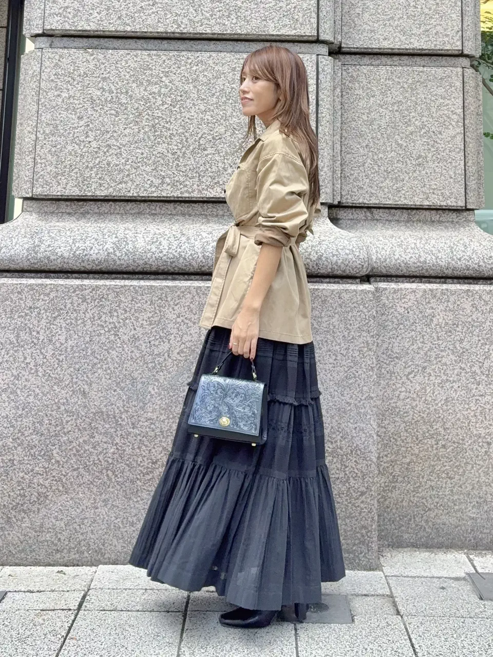 GRACE CONTINENTAL yukimi yonee コーディネート画像
