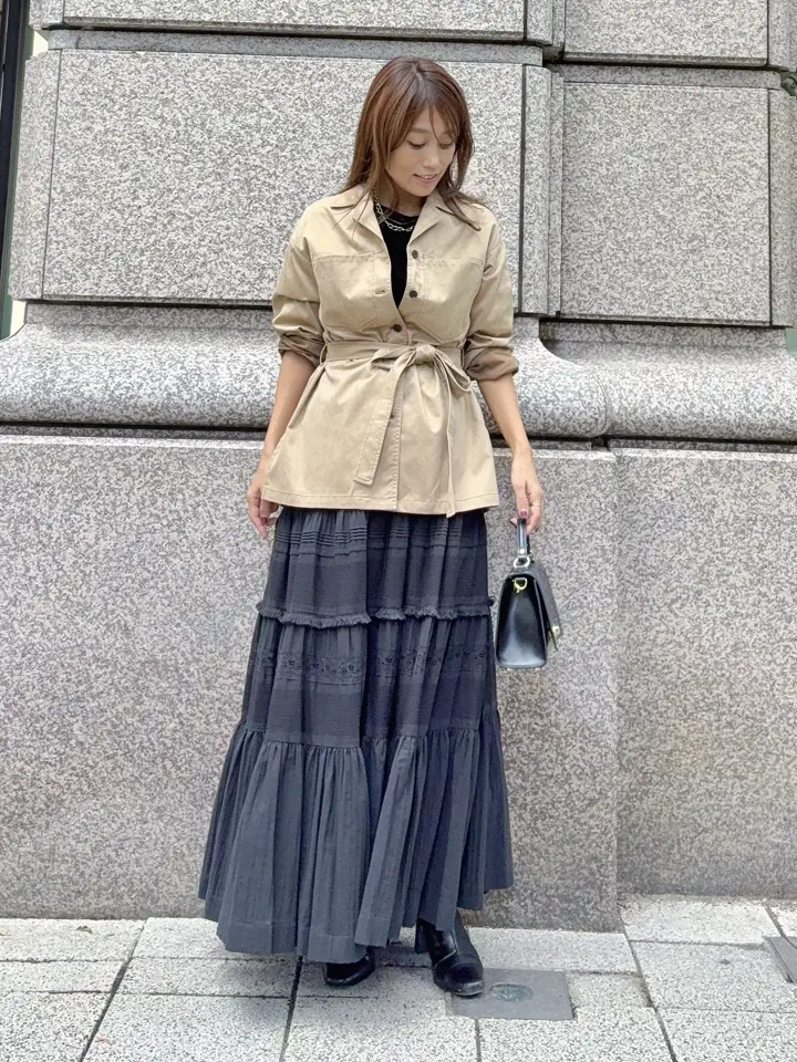 GRACE CONTINENTAL yukimi yonee コーディネート画像