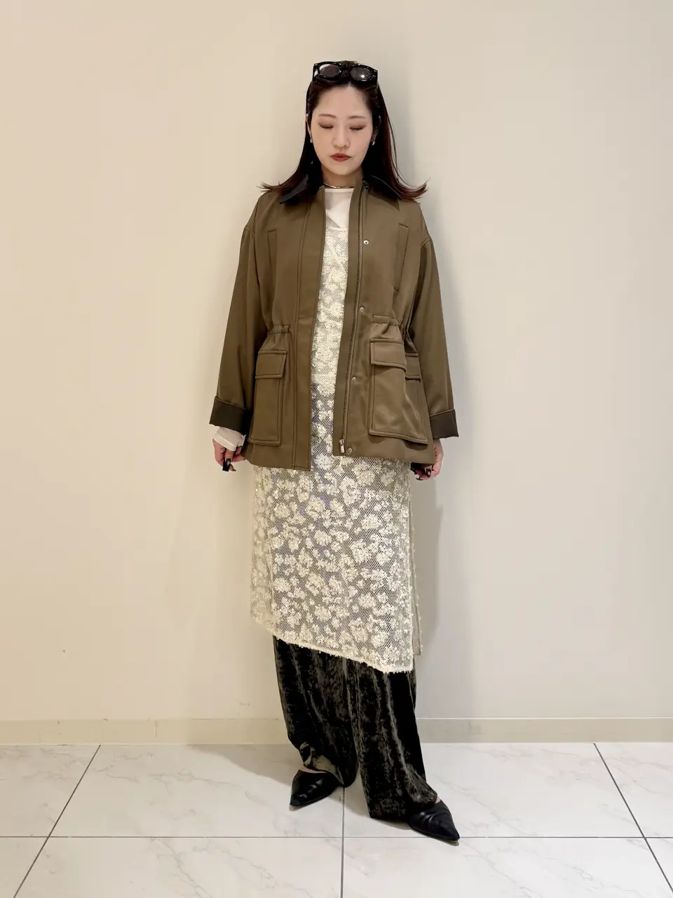 GRACE CONTINENTAL miyata コーディネート画像