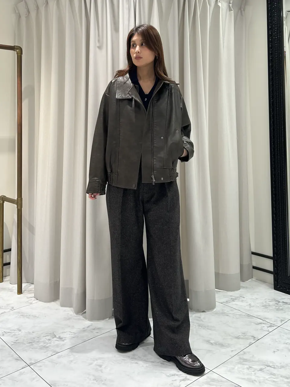 GRACE CONTINENTAL 志田　悠 コーディネート画像